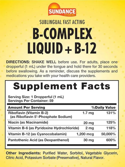 Vitamin B Complex Liquid B-12 |
