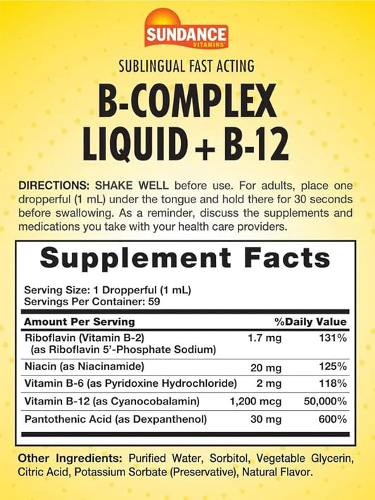Vitamin B Complex Liquid B-12 |