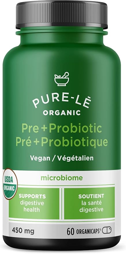 USDA Organic Prebiotic + Probiotic 60 Organicaps