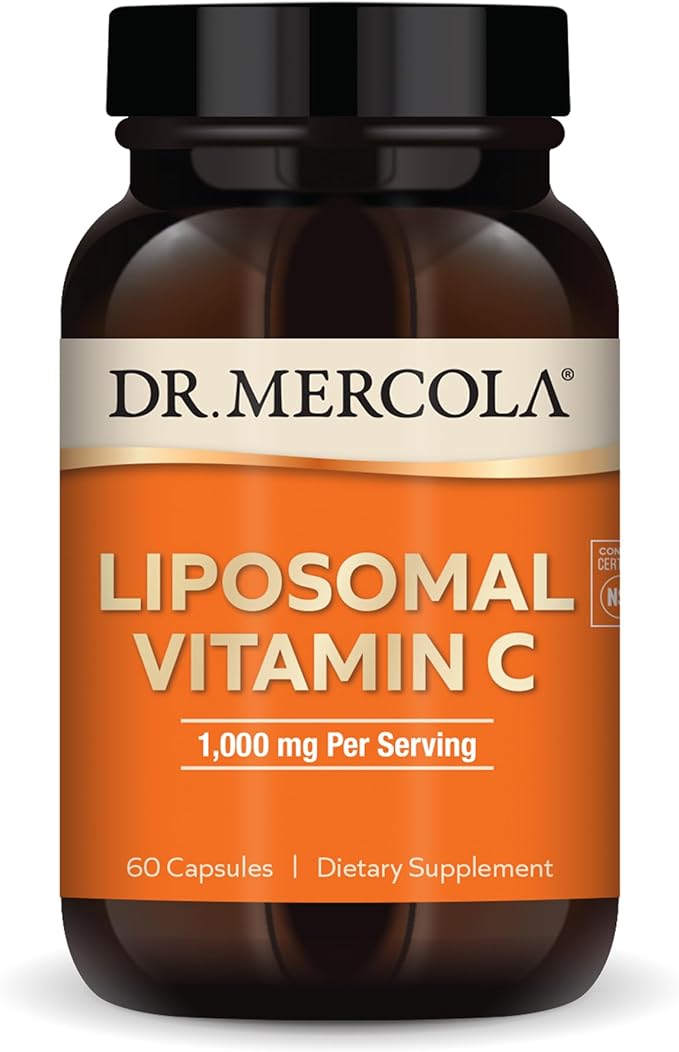 Dr. Mercola Liposomal Vitamin C 1,000 30 Servings (60 Capsules),