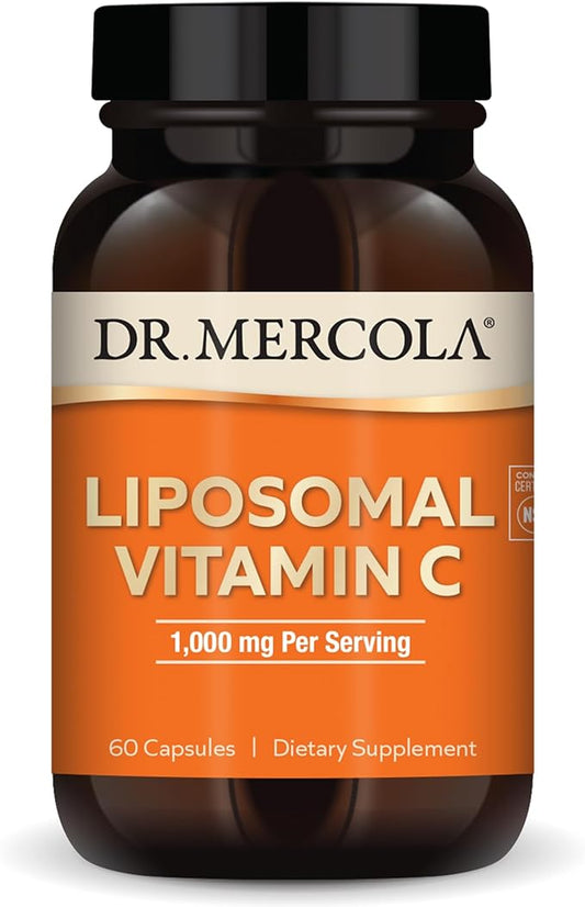 Dr. Mercola Liposomal Vitamin C 1,000 30 Servings (60 Capsules),