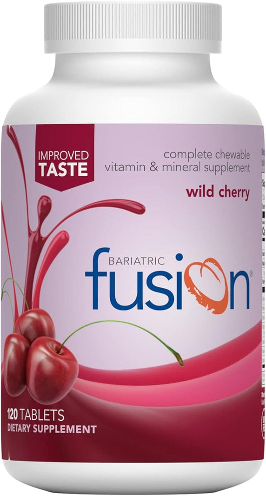 Bariatric Fusion Wild Cherry Complete Chewable 120 Tablets