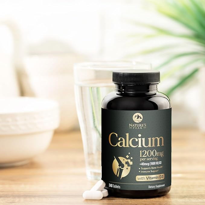 Calcium 1200 mg with Vitamin D3, 240 Tablets