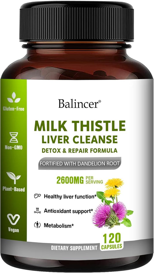 Milk Thistle Silymarin Marianum with Beet 120 Vegetarian