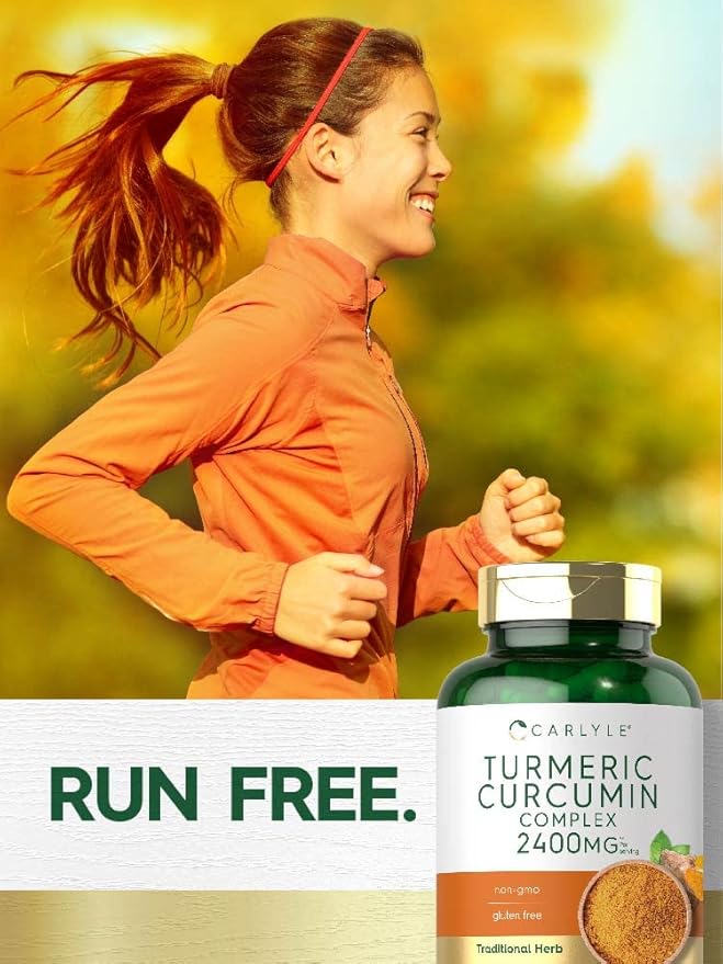 Carlyle Turmeric Curcumin Supplement 2400mg 180 Powder