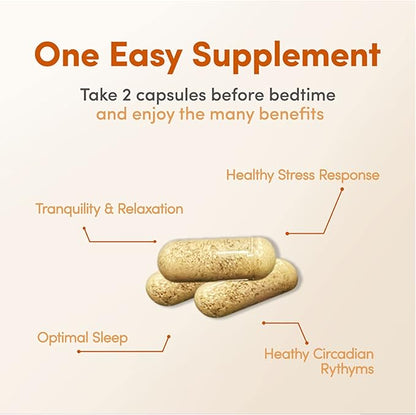 Sleep Deep - 60 Capsules I 5mg, Ashwagandha,