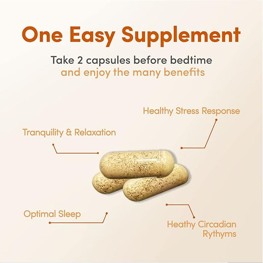Sleep Deep - 60 Capsules I 5mg, Ashwagandha,