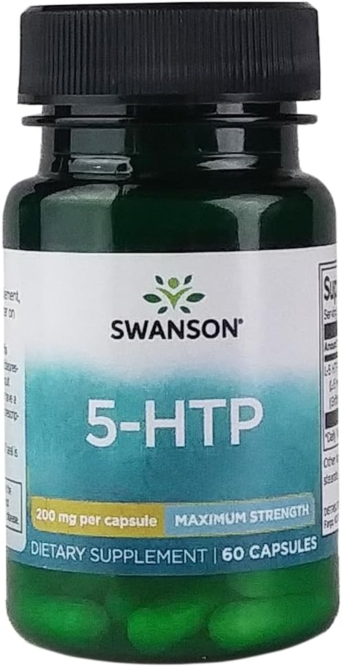 Swanson Ultra Amino Acid Maximum Strength 5-Htp 200 200 Milligrams 60 Veg
