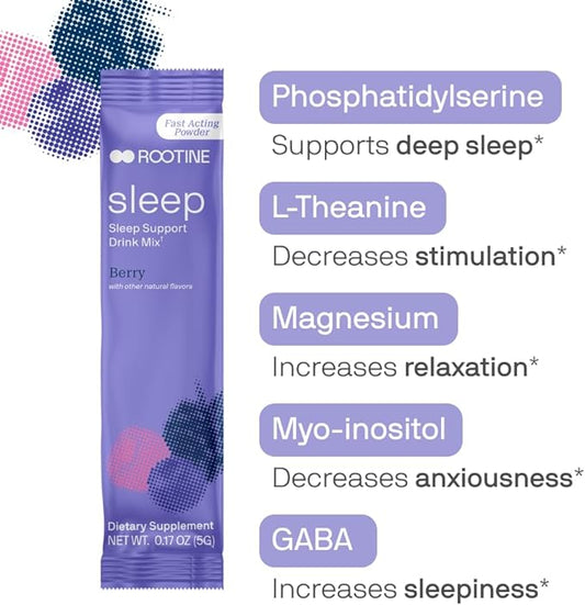 Sleep Melatonin-Free Supplement Powder for Sleep 10pk