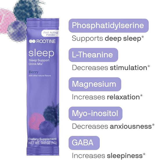 Sleep Melatonin-Free Supplement Powder for Sleep 24pk