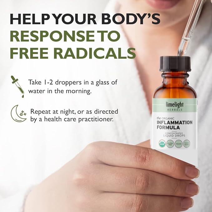 The Organic Inflammation Formula: Advanced Liquid 60 Servings,