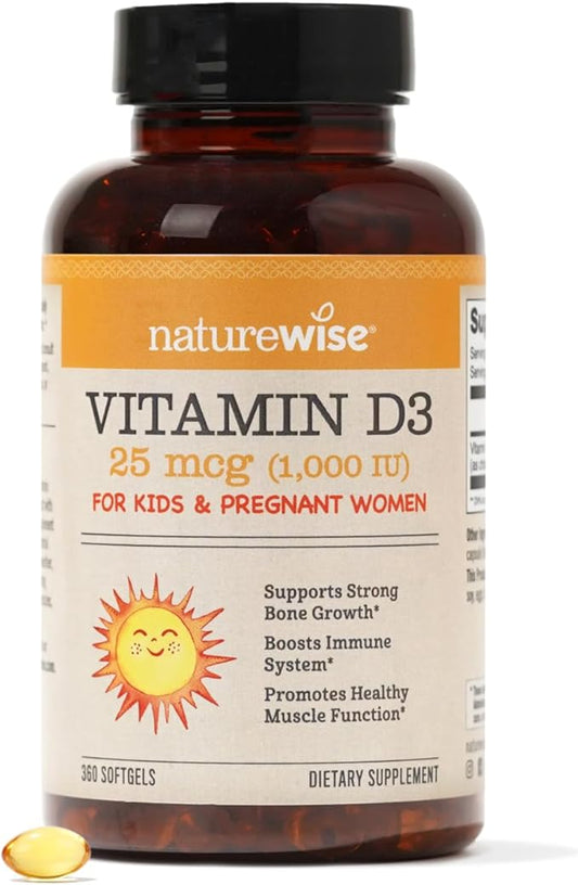 NatureWise Vitamin D3 1000iu (25 mcg) 360 Count