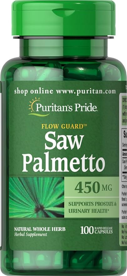 Puritan's Pride Saw Palmetto 450 Mg, 100 Count