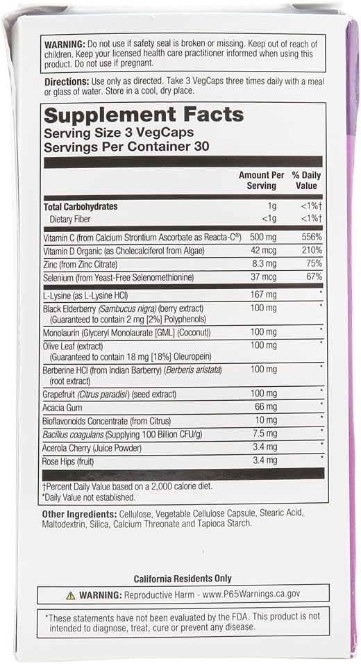 IMMUNEFIGHT Immune Response Solaray 90 VCaps