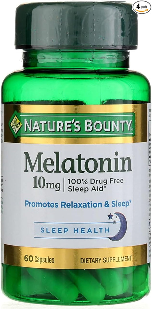 Nature's Bounty Melatonin 10mg Capsules, 60 4)