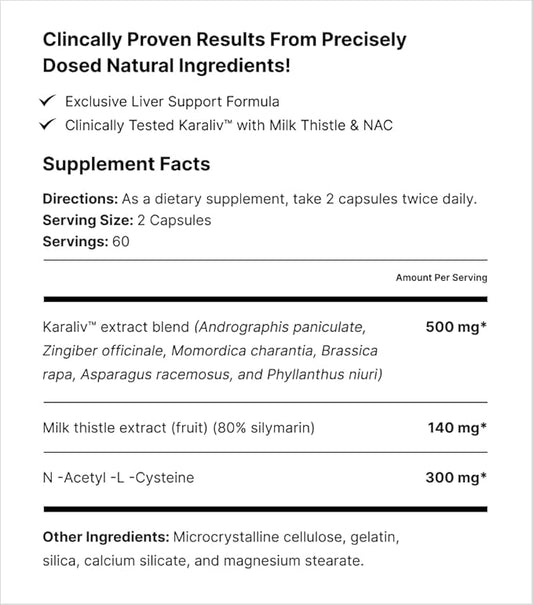 MuscleMeds Liver Detox & Defend, Cleanse, 60 Servings