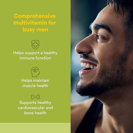 Natural Factors Whole Earth & Sea Men's Multivitamin & Mineral, 1 Serving Contains Nutrition Equivalent to ½ lb of Veggies, 120 Tablets