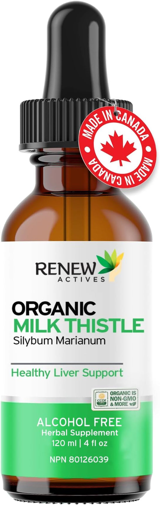 Renew Actives Milk Thistle Liquid Extract 4 fl