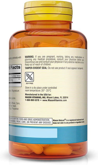 MASON NATURAL NAC N-Acetyl L-Cysteine 500 mg 60 Capsules 2)