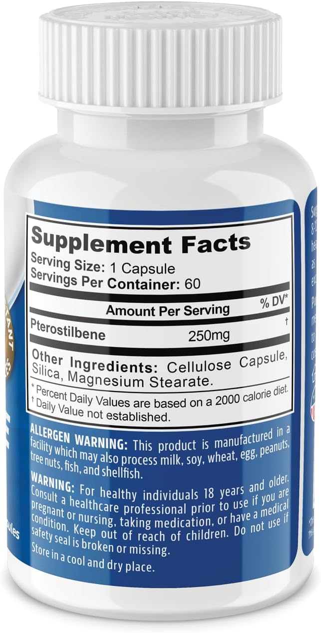 NeuropAWAY Elements Pterostilbene (60 250mg Acid
