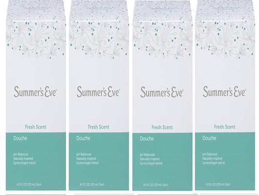 (Pack of 4 Bottles) Summer's Eve 4.5oz Bottles. 4 Bottles, 4.5oz Each