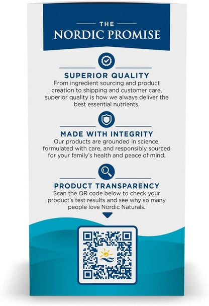 Nordic Naturals Ultimate Omega-D3, Lemon Flavor 90 Soft 1280 mg Omega-3 + 1000 IU D3 - Omega-3 Fish 45 Servings