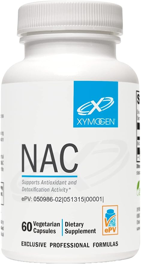 XYMOGEN NAC N-Acetyl-Cysteine 600mg (60 Capsules)