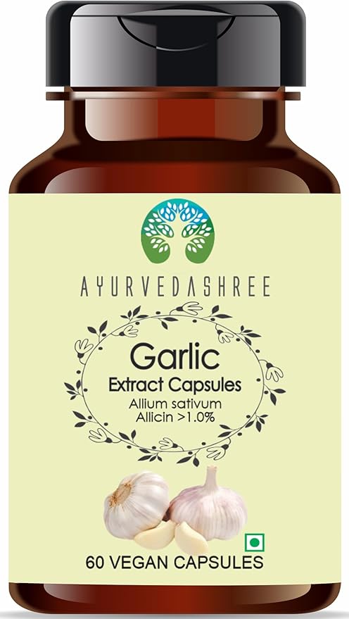 Garlic Extract 500mg 60 Vegetarian 100% Vegan
