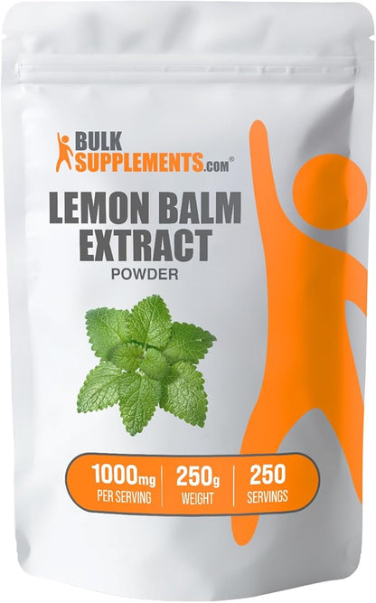 BulkSupplements.com Lemon Balm Extract Powder 1000mg per 250g (8.8 (8.8 oz) 1)