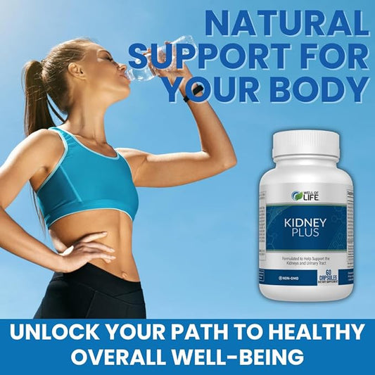 Kidney Plus 600mg with Cranberry Extract, 60 Capsules