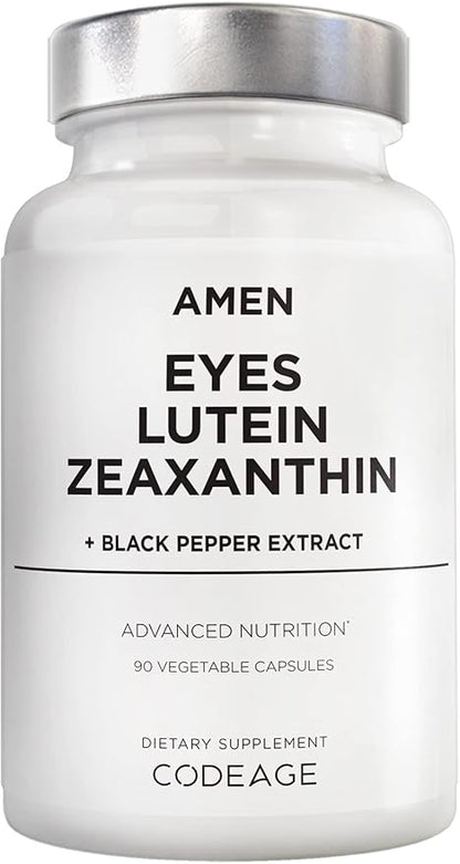 Amen Eyes Lutein Zeaxanthin Supplement 3-Month Supply 90 Capsules