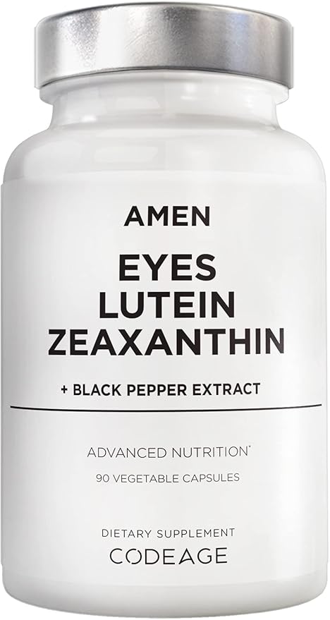 Amen Eyes Lutein Zeaxanthin Supplement 3-Month Supply 90 Capsules
