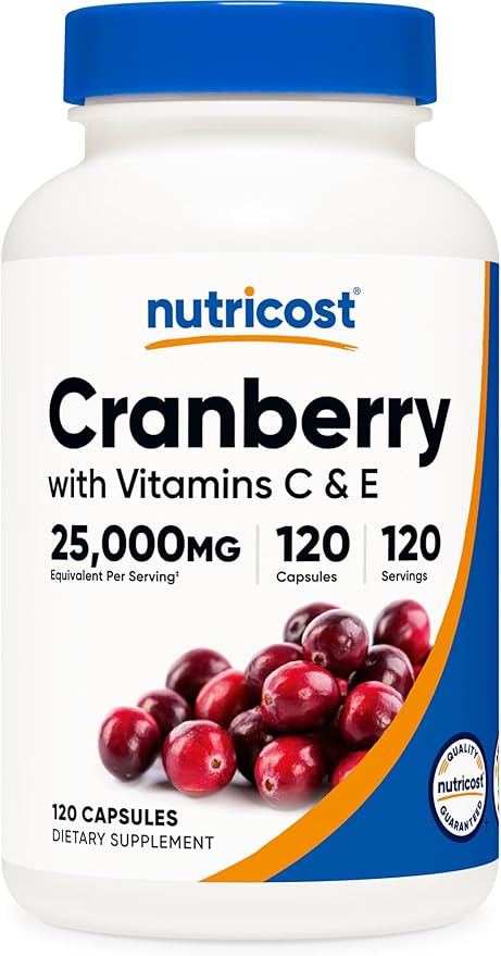 Nutricost Cranberry Extract (25,000mg) (120 Capsules)