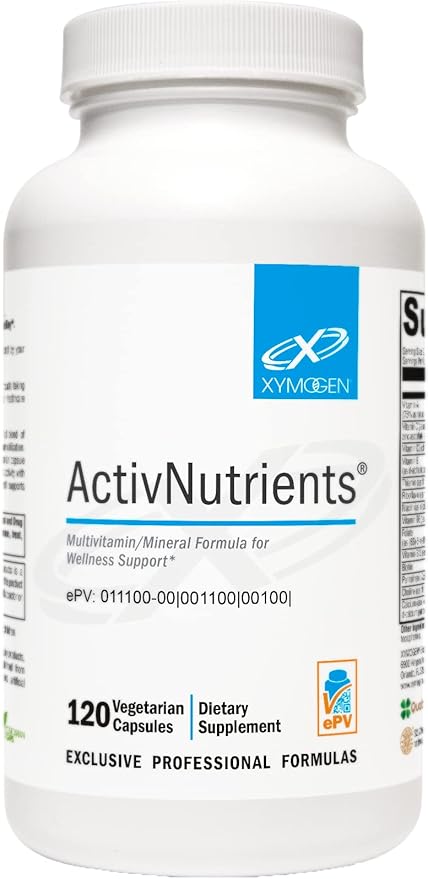 XYMOGEN ActivNutrients with Iron and Copper (120 Capsules)