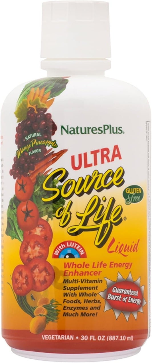 NaturesPlus Ultra Source of Life Liquid 30 fl D3 and 30 Servings