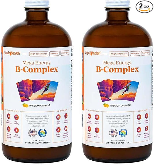 LIQUIDHEALTH 32 Oz B Complex Liquid 2 Pack