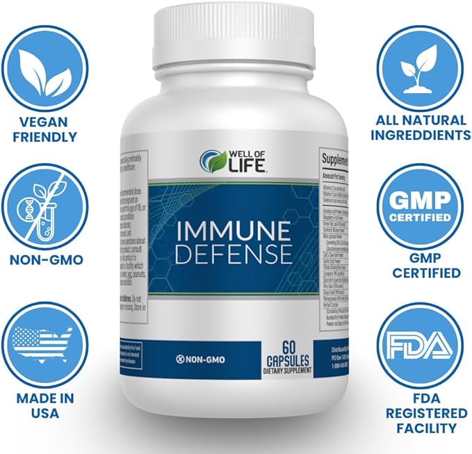 Immune Defense 600mg 60 Veg