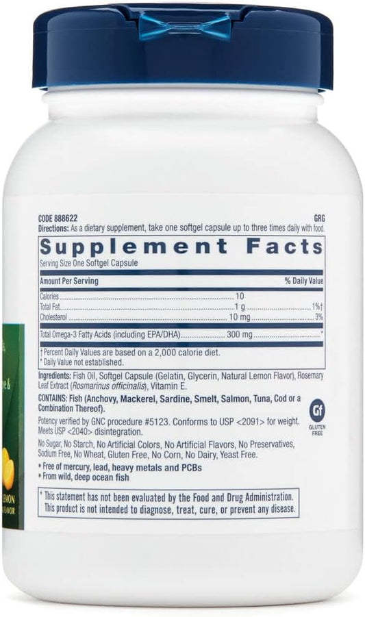 GNC Fish Oil 90 Softgel caps