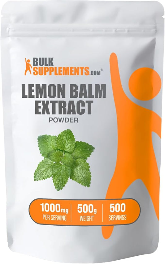 BulkSupplements.com Lemon Balm Extract Powder 1000mg per 500g (1.1 (1.1 lbs) 1)