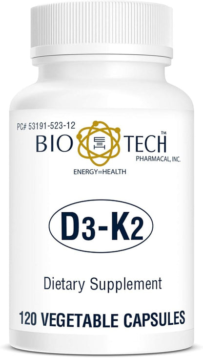 Bio-Tech D3-K2 120 Vegcaps