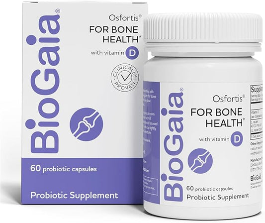 BioGaia Osfortis, Women’s Probiotic for Strong 6475, 60 60 Capsules, 1 Pack