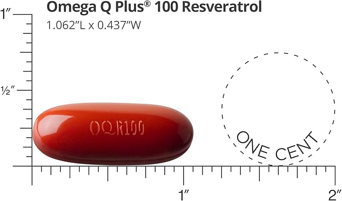 Dr. Sinatra Omega Q Plus 100 Omega-3 Supplement 100mg of CoQ10 and (180 softgels)