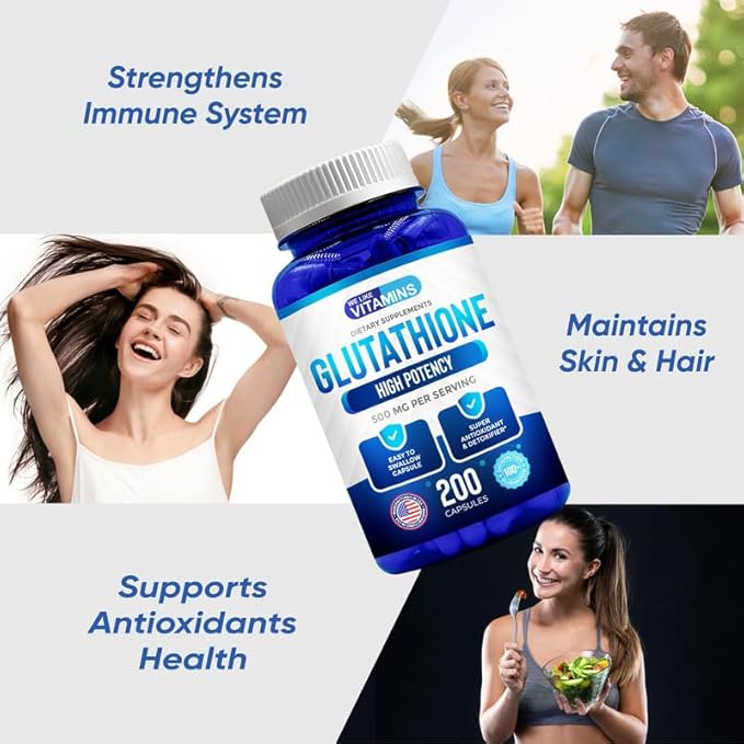 We Like Vitamins Glutathione 500mg Per Serving 200 Glutathione