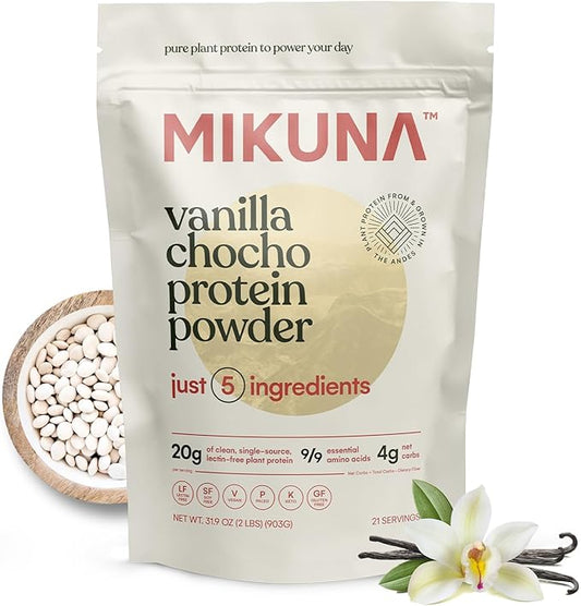 Mikuna Vegan Protein Powder (Vanilla, 21 Servings)