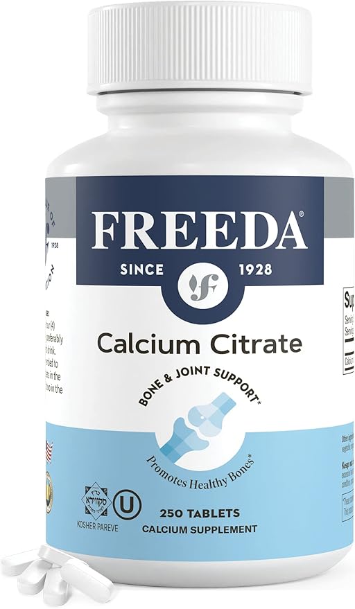 Freeda Calcium Citrate 1000mg per 1000mg Tablets (250 Ct)