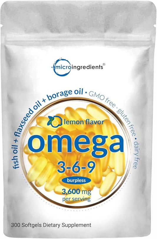 Ultra Omega 3-6-9 3600mg Perserv, 300