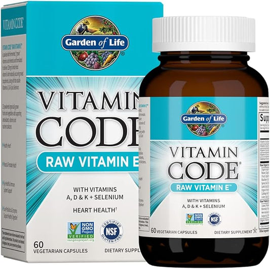 Garden of Life Vitamin E 60 Vegetarian 125mg Whole