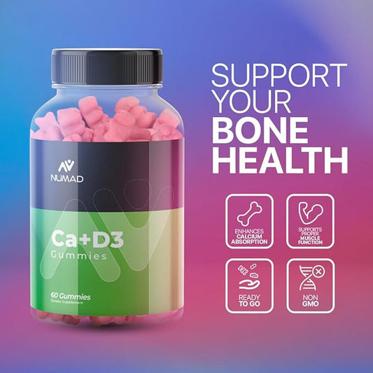 GUMMIES CA+D3, 60 Gummies Calcium D3, Grape