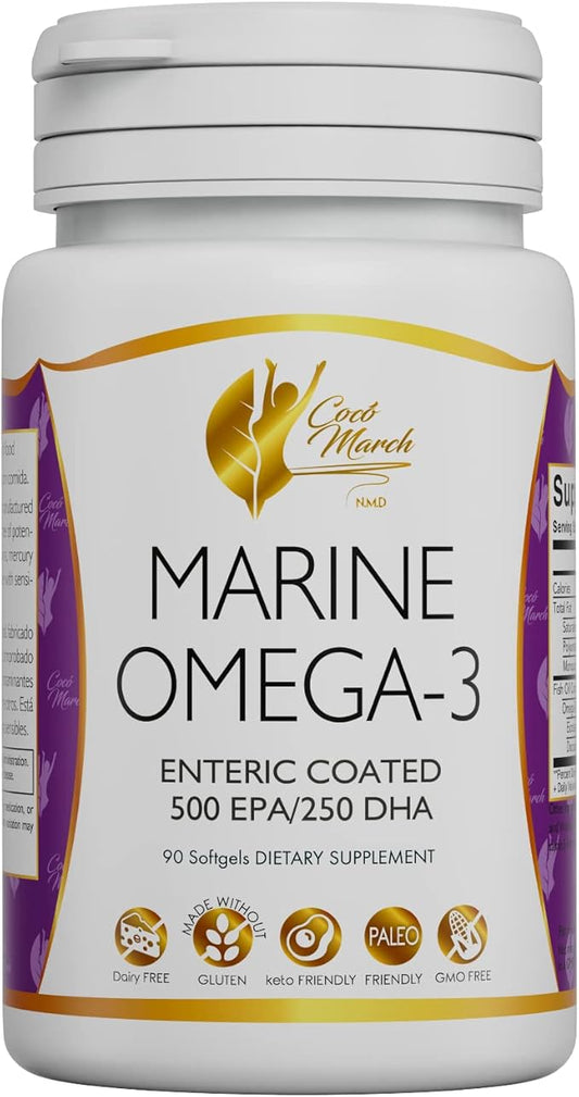 Coco March Marine Omega-3 500 mg 250 mg 3 MONTHS