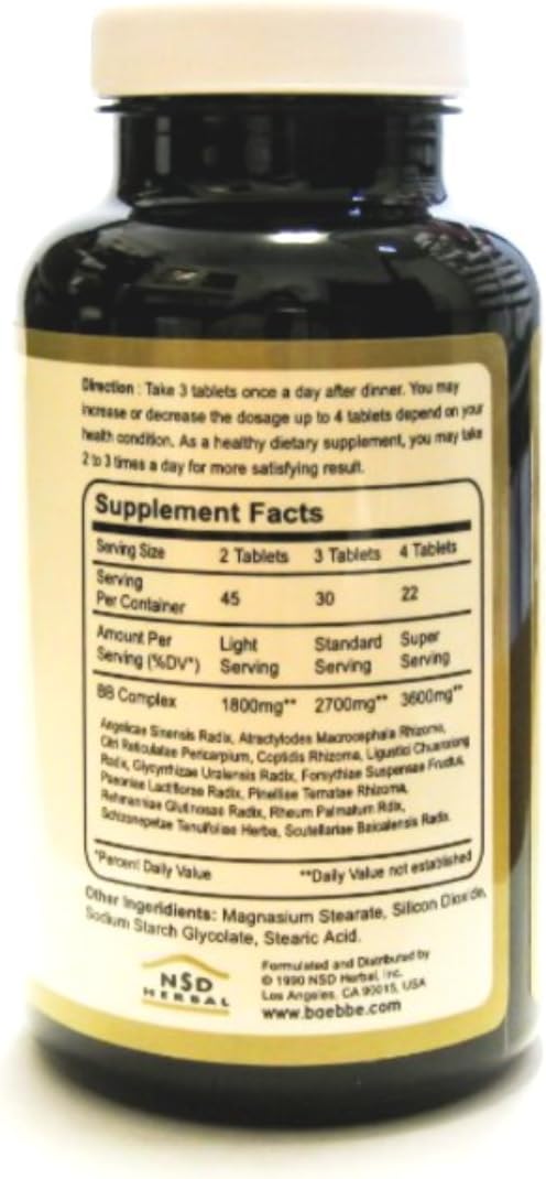 180 Tabs (Healthy Intestine, No More 100% Natural